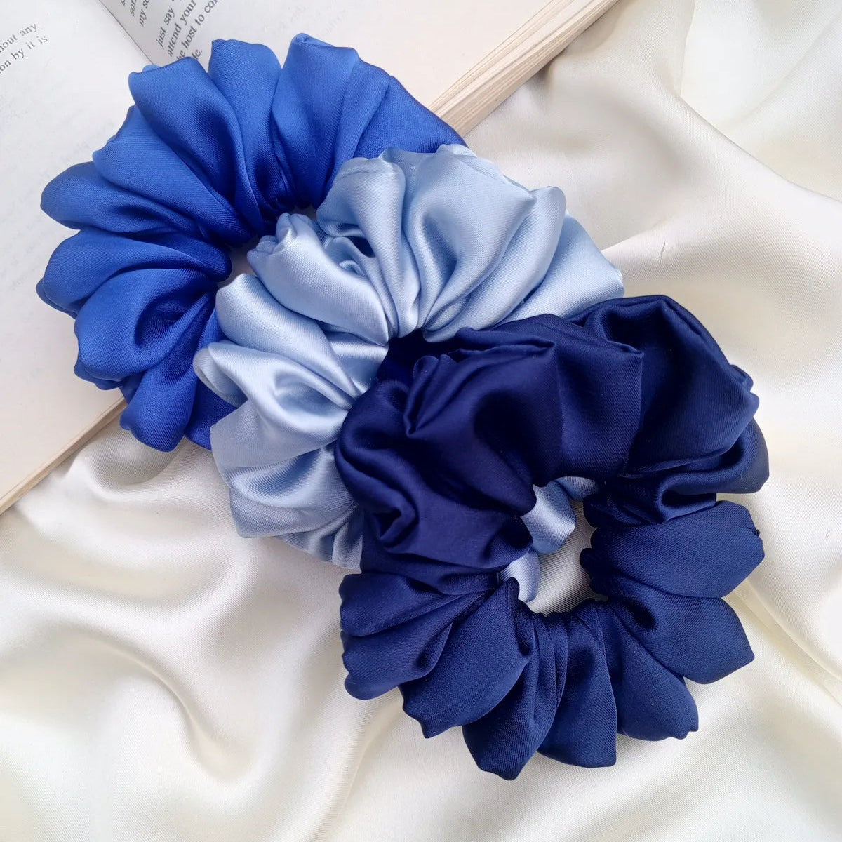 Blue Scrunchies Combo
