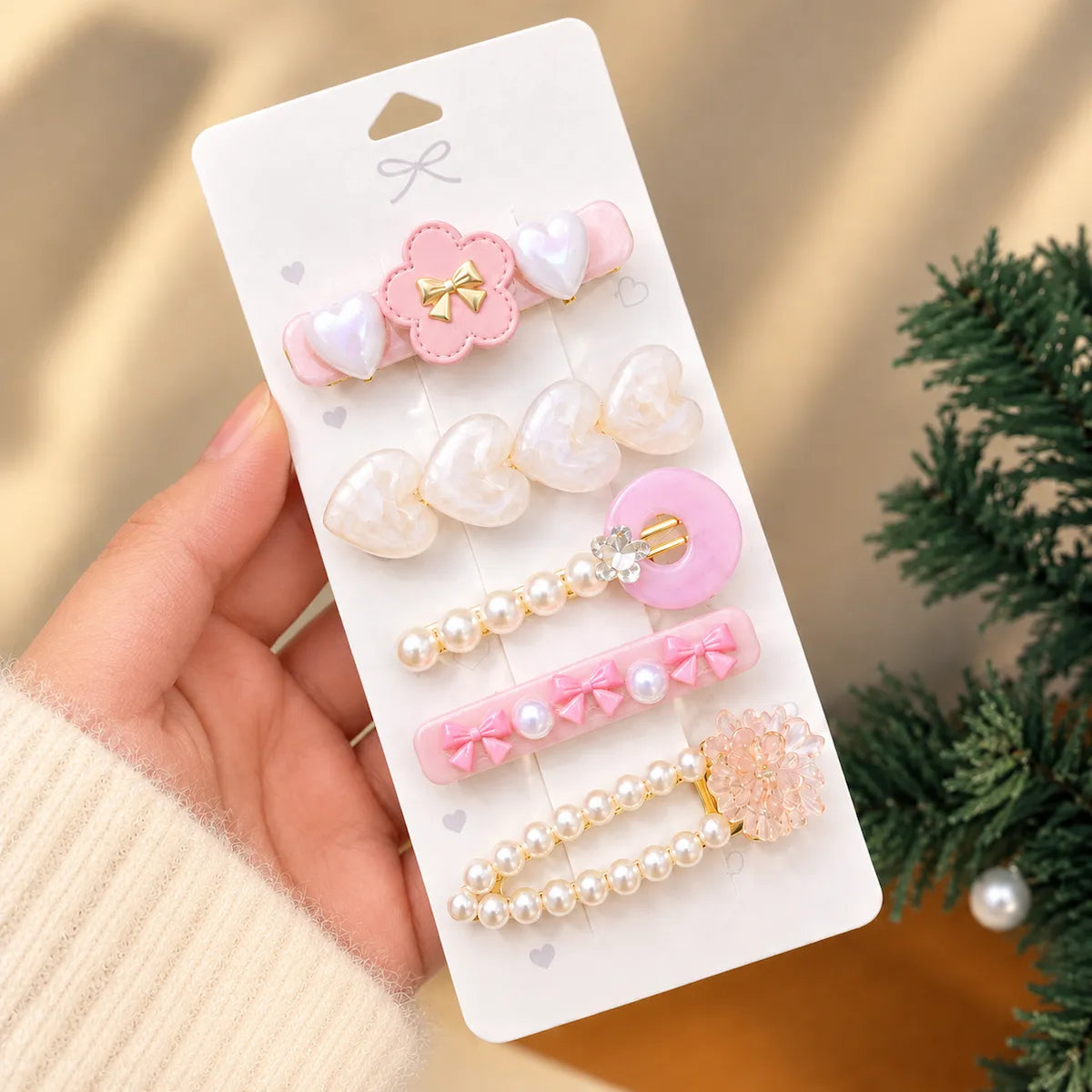 Korean Cute 5-Piece Hair Pin Set