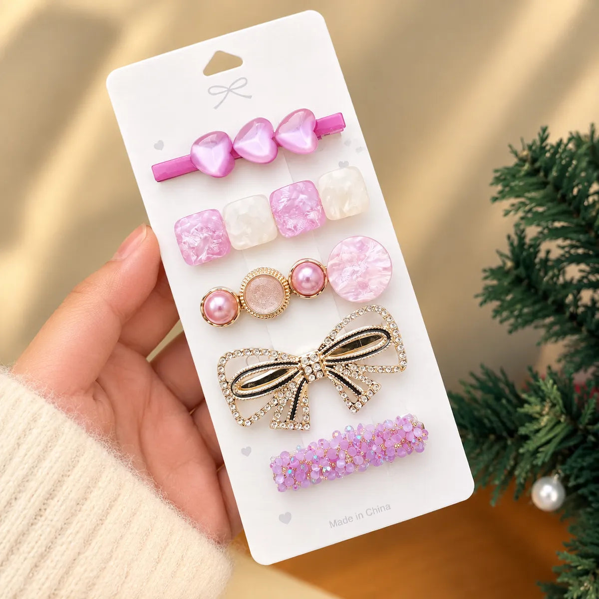Korean Cute 5-Piece Hair Pin Set