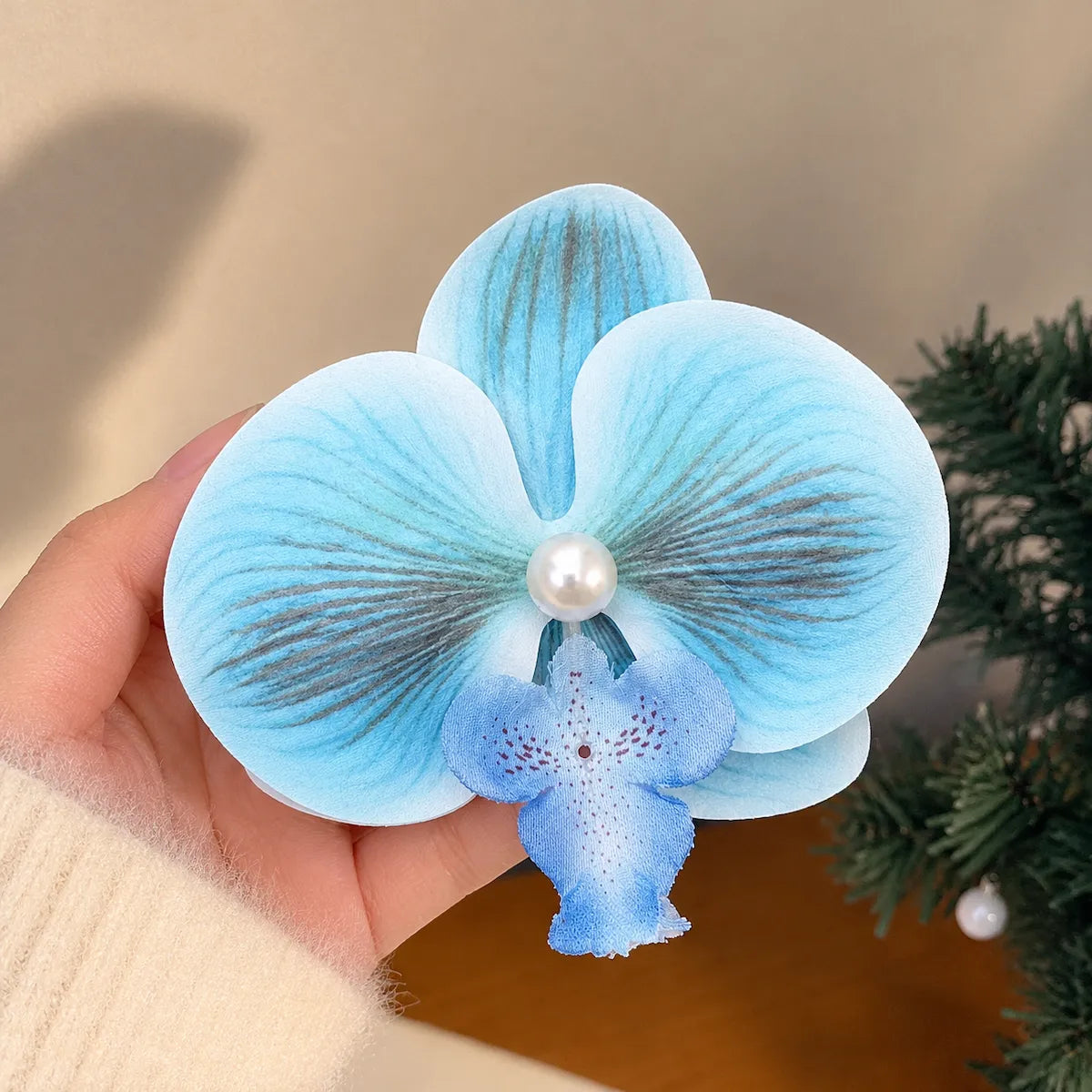 Orchid Pearl Hair Pins