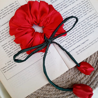 Tulip Silk Scrunchie