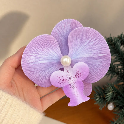 Orchid Pearl Hair Pins