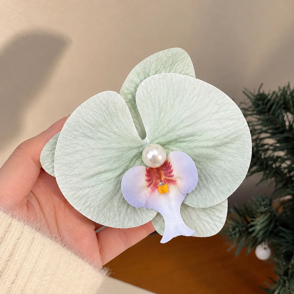 Orchid Pearl Hair Pins