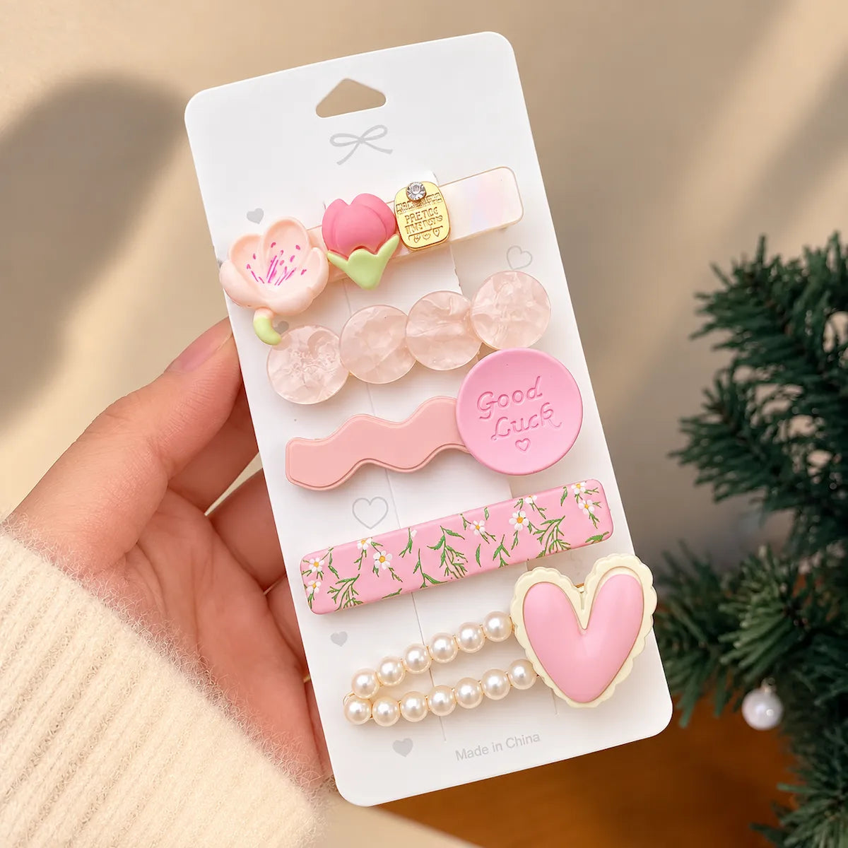Korean Cute 5-Piece Hair Pin Set