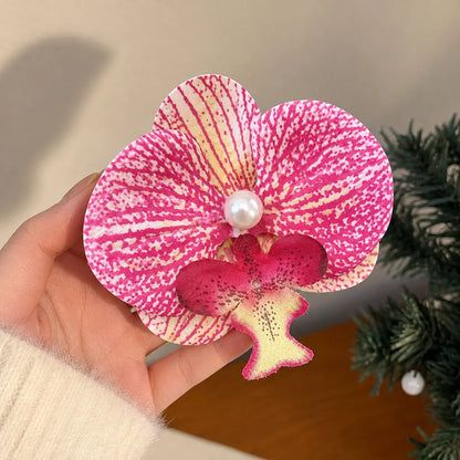 Orchid Pearl Hair Pins